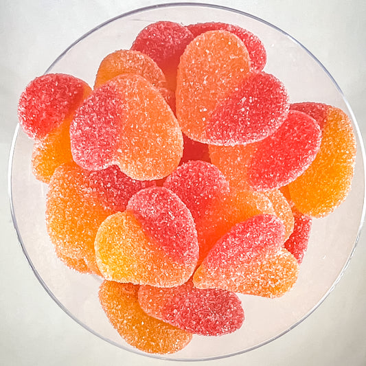 Peachy-Keen Sweet and Sour Hearts
