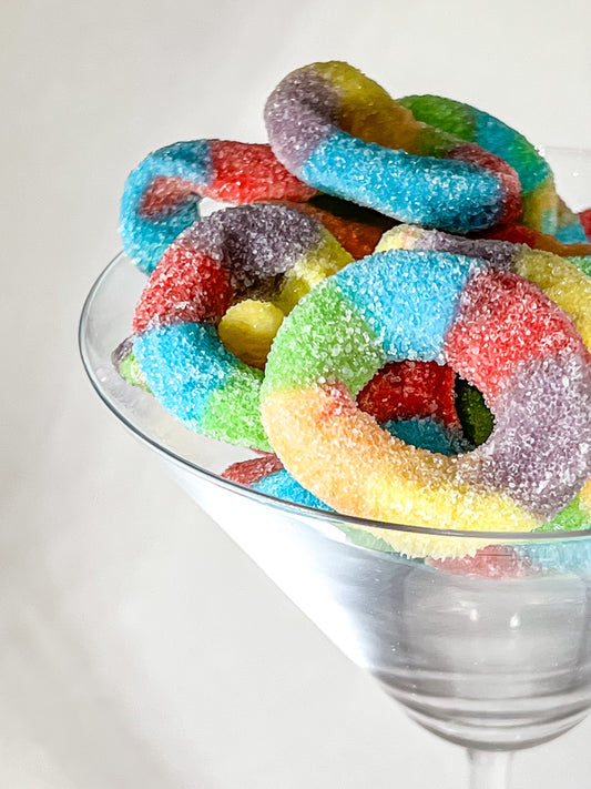 Bring, bring...hello? Can I speak to your Neon Gummi Rings?