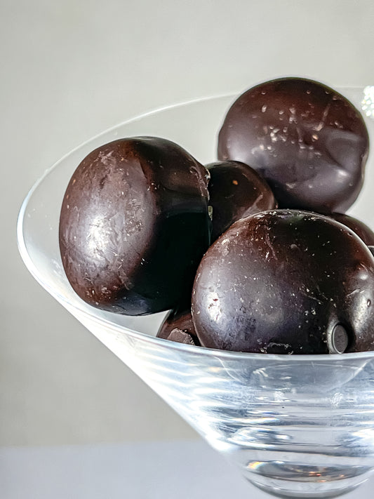 Dark Chocolate Peppermint Drops
