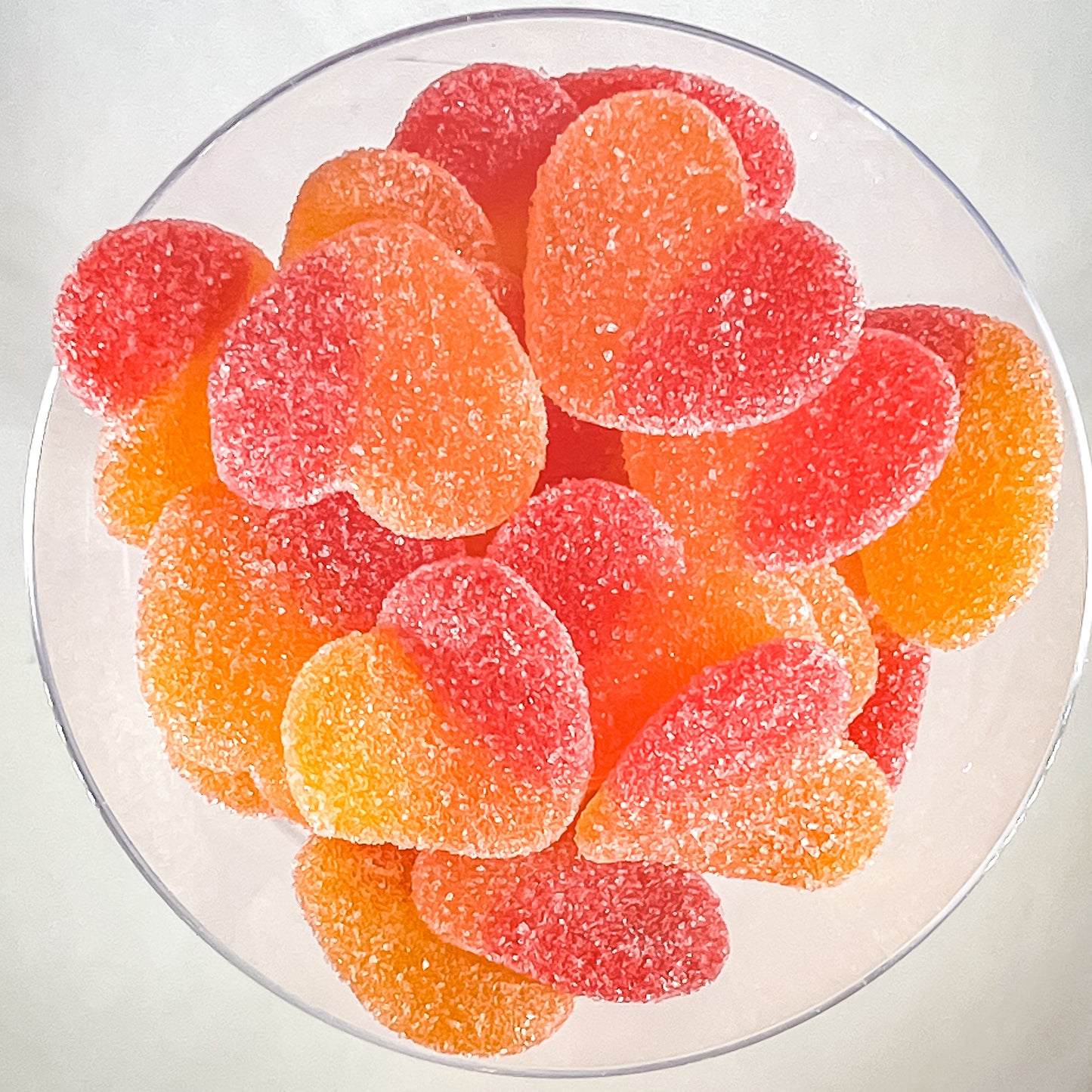 Peachy-Keen Sweet and Sour Hearts
