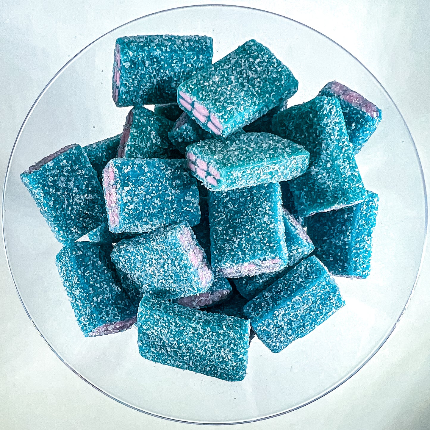 Blue Rhapsody Sour Bubble Gum Bricks
