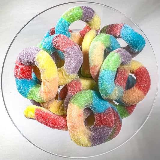 Bring, bring...hello? Can I speak to your Neon Gummi Rings?
